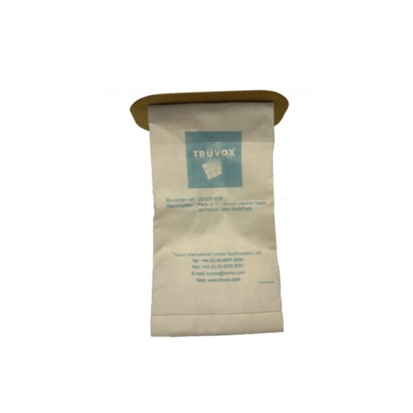 65f660e47867779adf02ffa0181523c3.jpg Beutel / Filter für Rucksackstaubsauger TRUVOX VBP II E/B Packung 10 Stk.